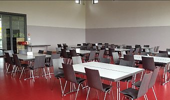 Sonnberghalle - kleiner Hallenteil (Mehrzweckraum) 1, Foto: Isabella Giesel - alle Rechte an die Gemeinde Auggen abgegeben