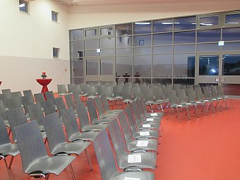 Sonnberghalle - kleiner Hallenteil (Mehrzweckraum) 2, Foto: Isabella Giesel - alle Rechte an die Gemeinde Auggen abgegeben